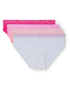 Bonds Bikini Brief In Pink In Multi