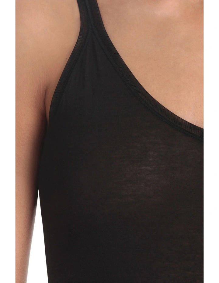 KAYSER Pure Cotton Cami In Black - Image 3