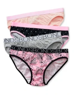 Bonds Bikini Brief 4 Pack In Grey