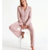 Chloe & Lola Bamboo Long Sleeve Pyjamas Set In Pink