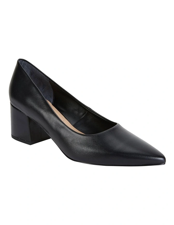 Idol Heeled Shoes In Black Leather - Image 2