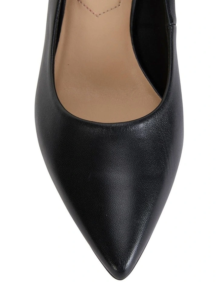 Idol Heeled Shoes In Black Leather - Image 3
