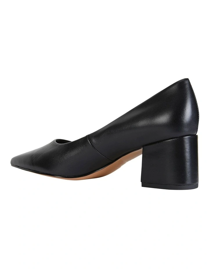 Idol Heeled Shoes In Black Leather - Image 4