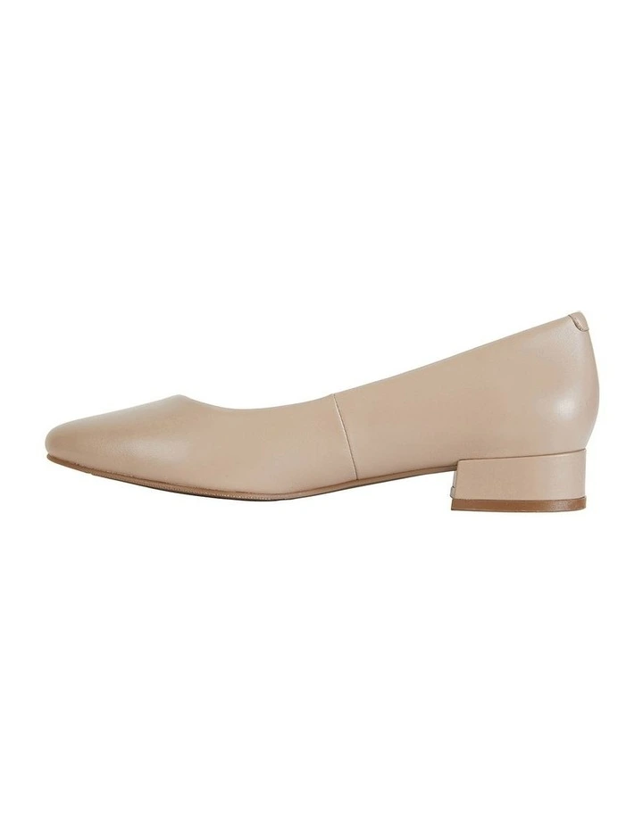 Janine Nude Glove Heeled Shoes - Image 3