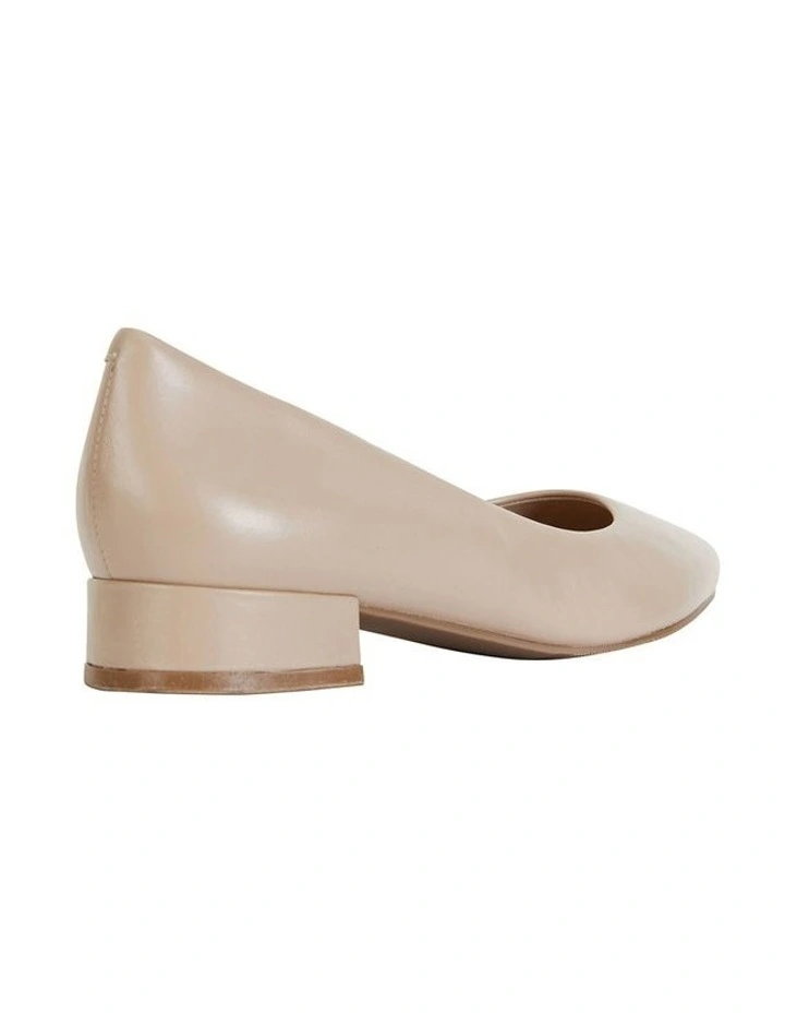 Janine Nude Glove Heeled Shoes - Image 4