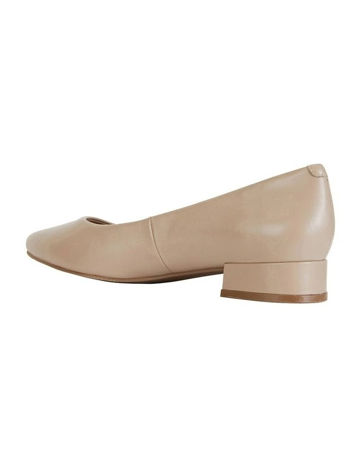 Janine Nude Glove Heeled Shoes - Image 5