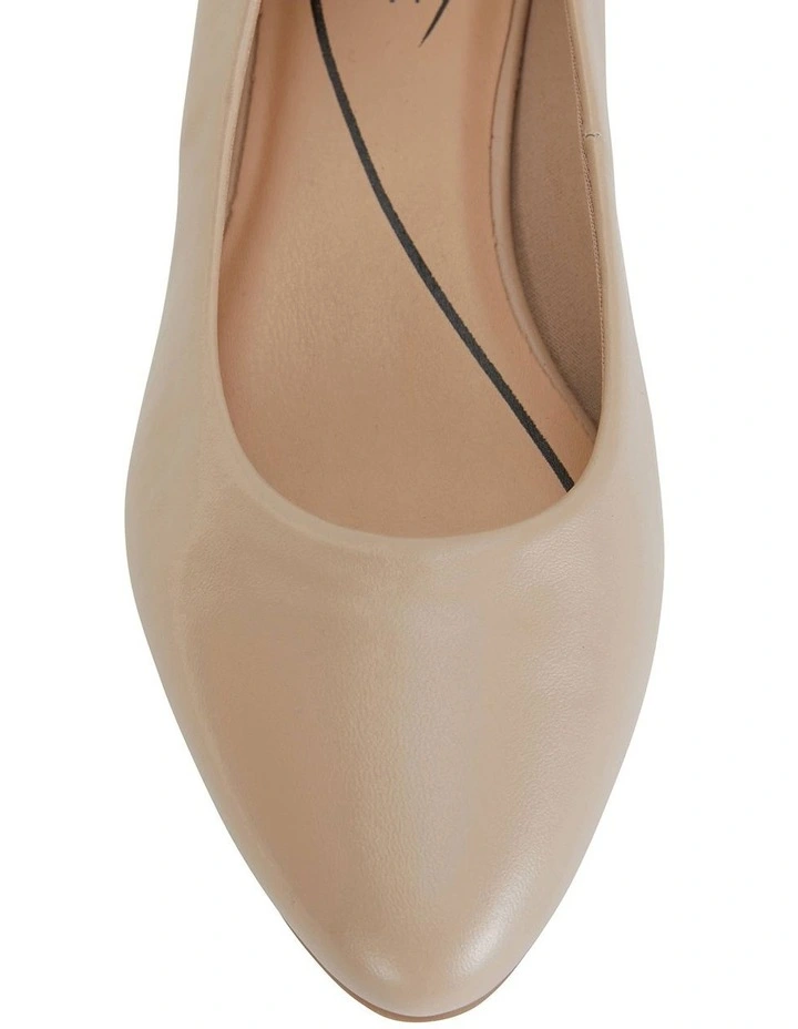 Janine Nude Glove Heeled Shoes - Image 7