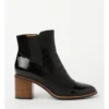 Sidney Black Leather Boot