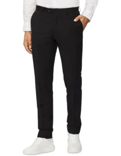 Calvin Klein Super Slim Twill Suit Trouser Black