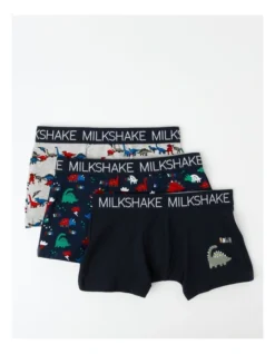 Printed Trunks 3 Pack In Multi