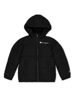 Champion Rochester Junior Puffer Jacket Black