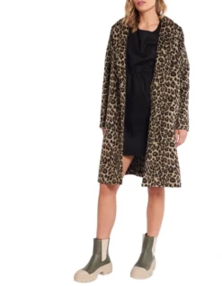Lorena Coat Leopard
