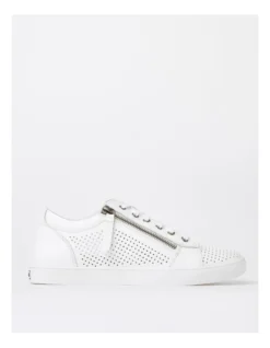 Ziggy Leather Sneaker In White