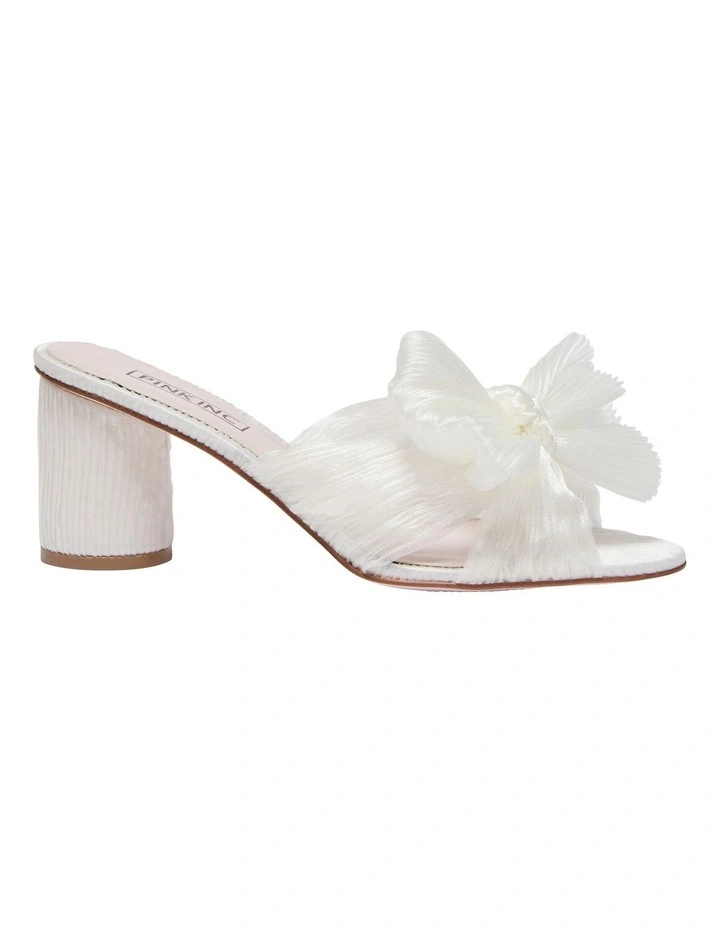 Surge Ivory Fabric Sandals
