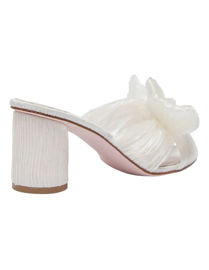 Surge Ivory Fabric Sandals - Image 4
