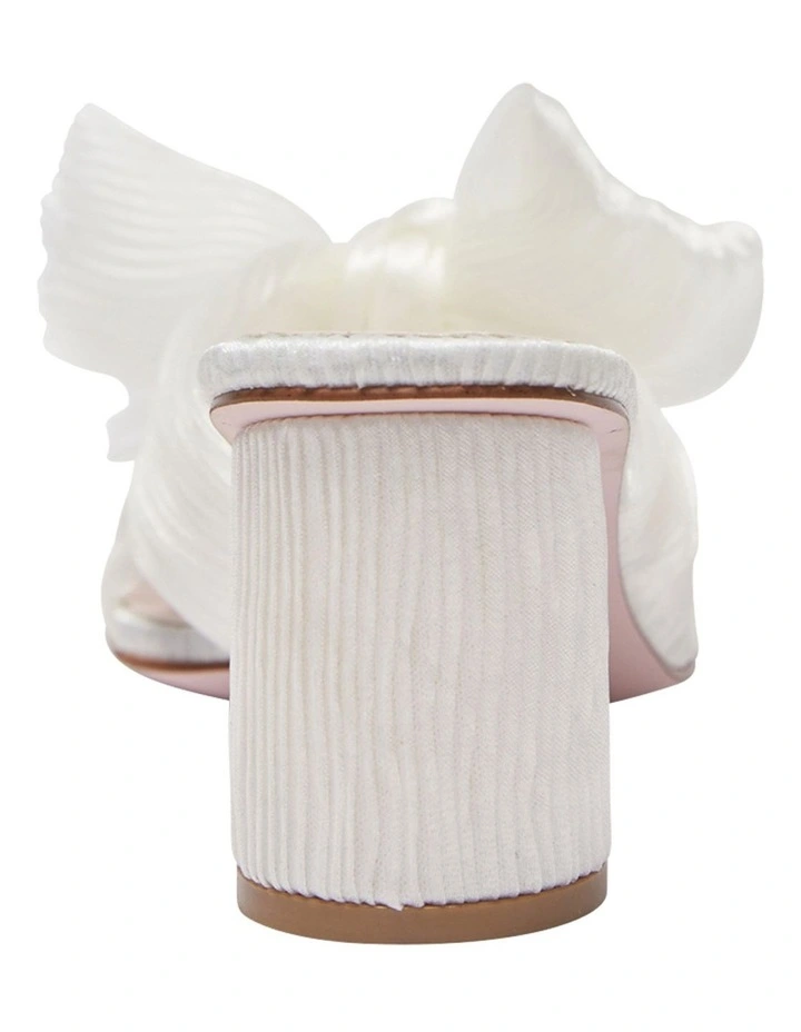 Surge Ivory Fabric Sandals - Image 5