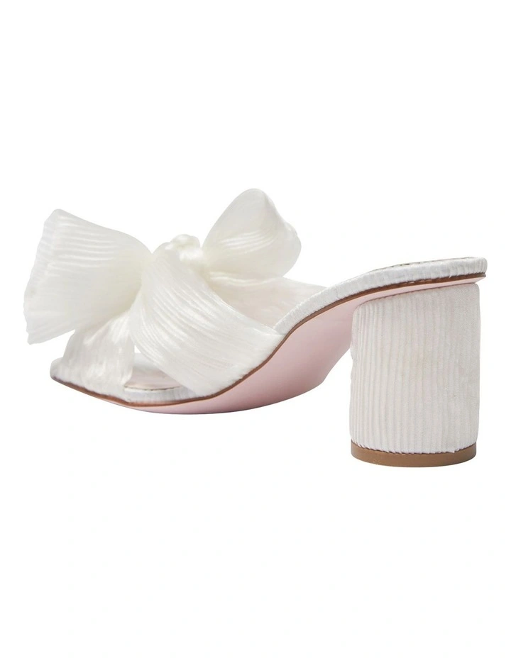 Surge Ivory Fabric Sandals - Image 6