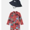 Ian Rash Vest Set With Hat In Red