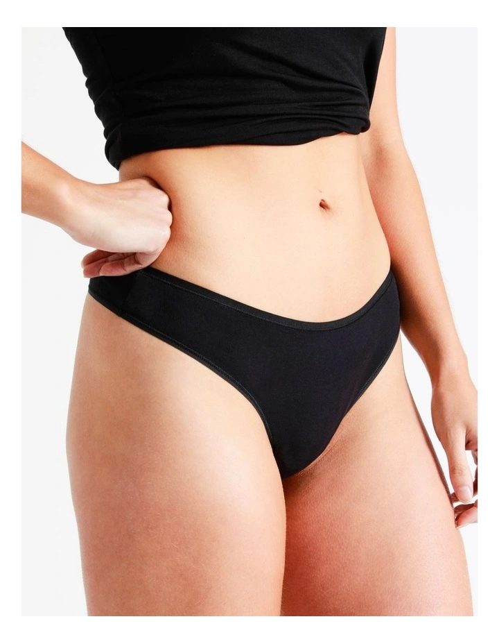 SOHO Modal G-string In Black - Image 3