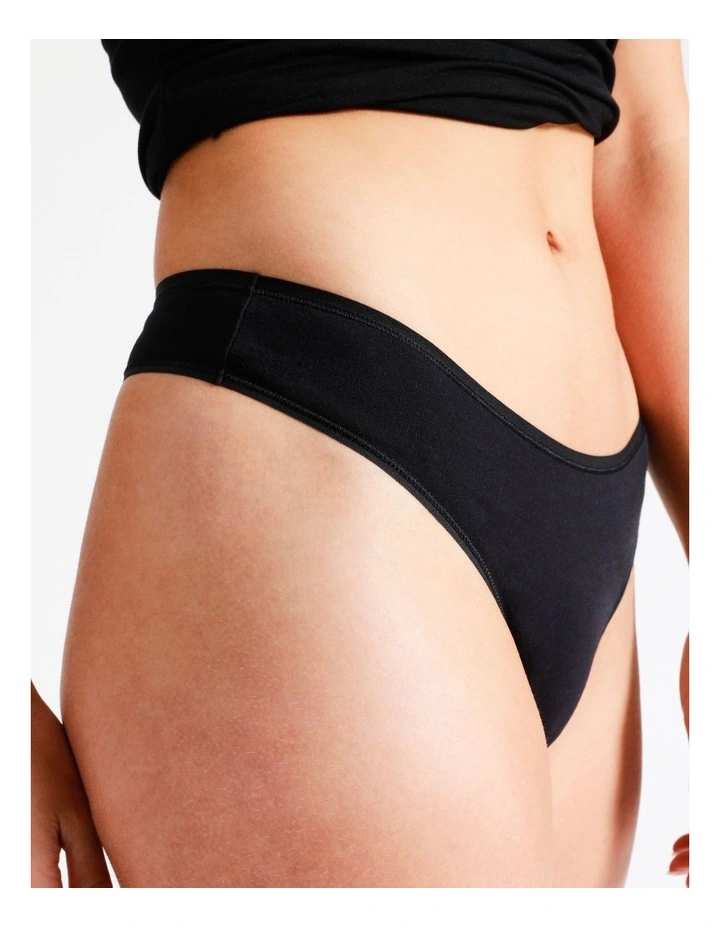 SOHO Modal G-string In Black - Image 5