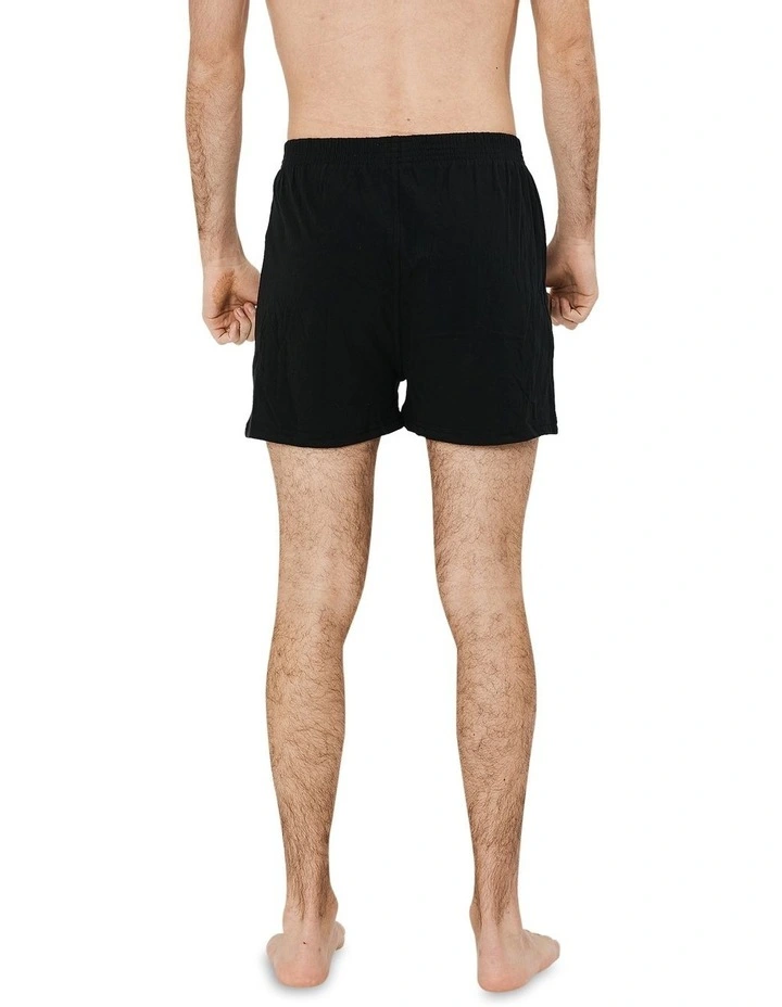 Knit Boxers 2 Pack In Black - Image 5