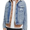 Calvin Klein Jeans Regular 90S Sherpa Denim Jacket In Blue