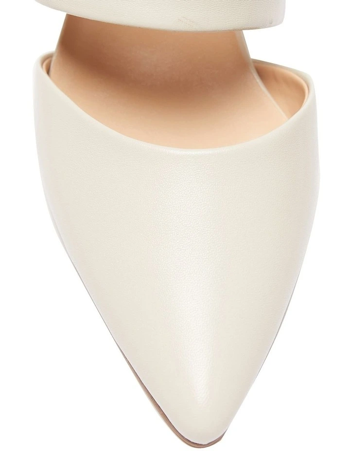Kitson Heeled Shoes In Ivory Leather - Image 7