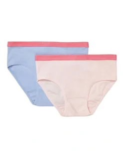 Everyday Underwear In Powder Blue/Pink