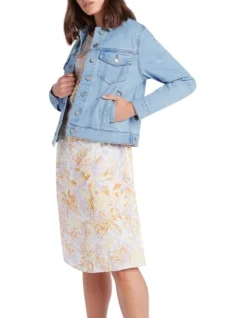 Aspen Denim Jacket In Light Wash