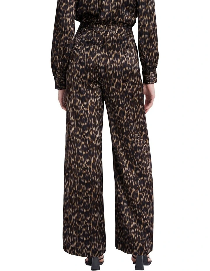 Rya Silk Wide Leg Pant In Black - Image 2