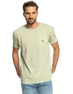 Quiksilver Moon Groove Short Sleeve T-Shirt In Desert Sage