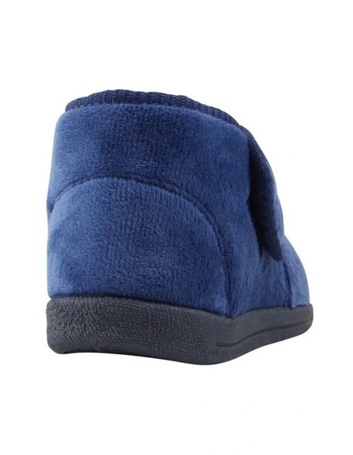 Ciao Sleepy Bear Slippers In Navy - Image 3