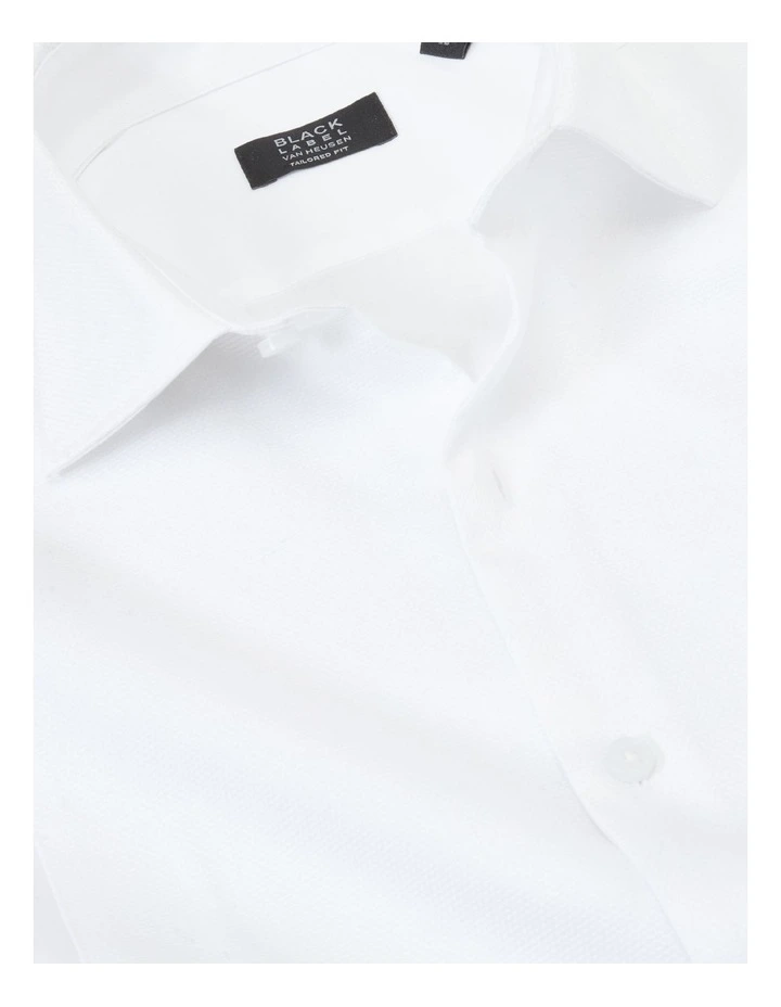 Tailored Bib Dinner Shirt In White - Image 6