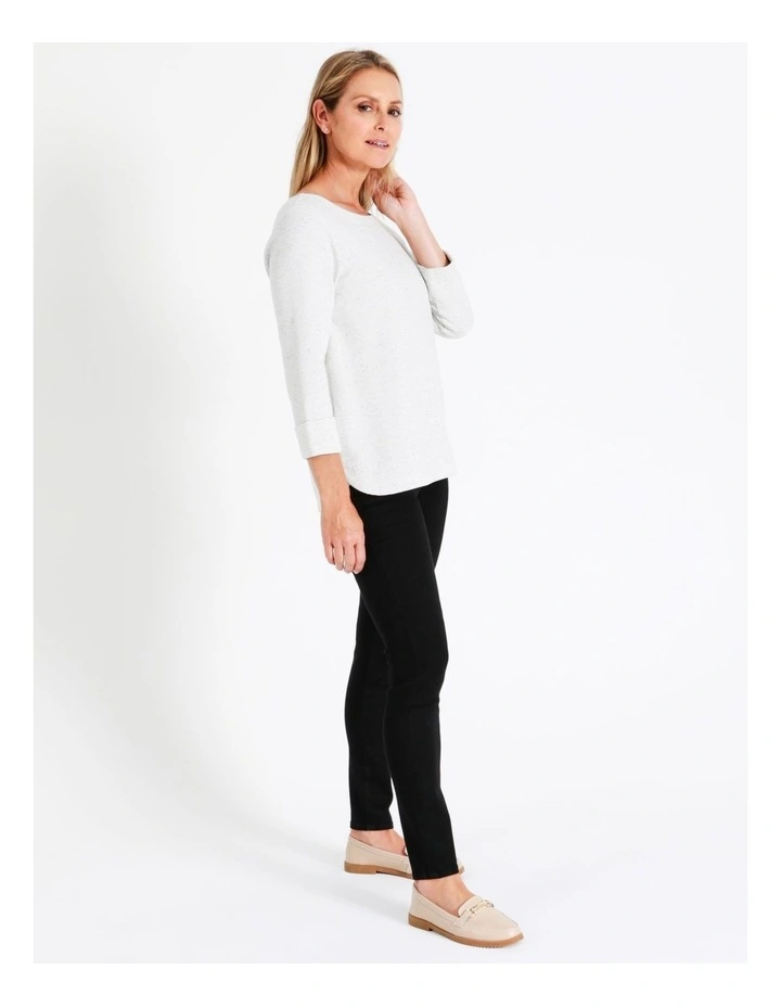 Regatta Recycled Cotton Blend Wardrobe Staple Jegging Full Length Denim In Black - Image 5