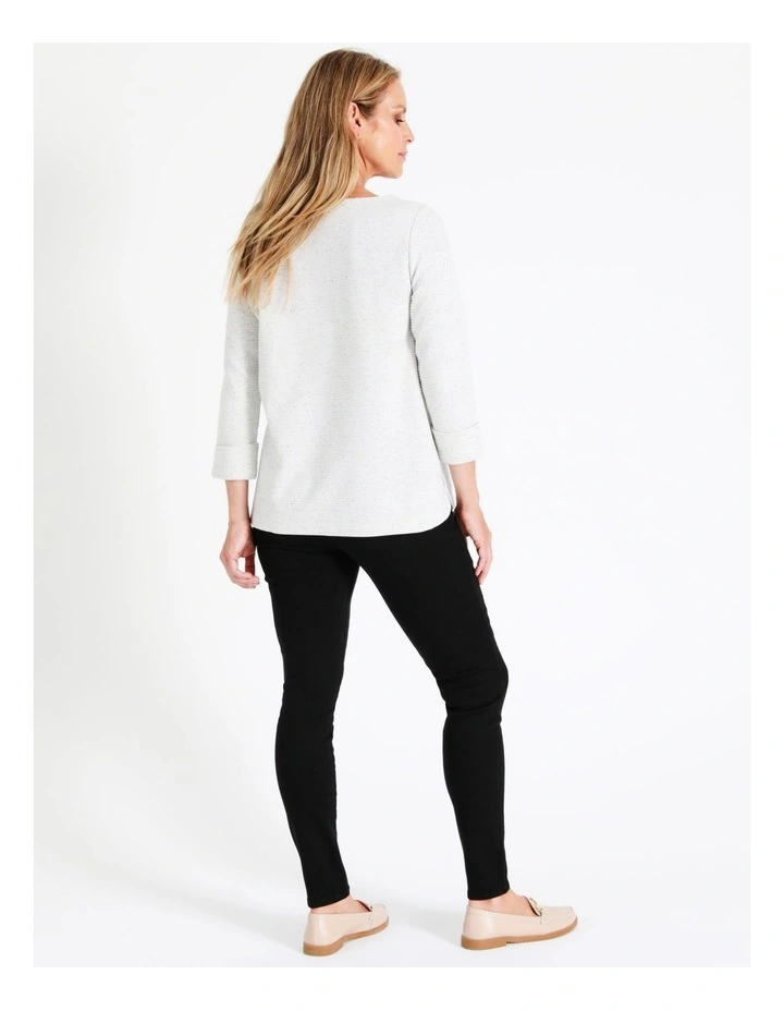 Regatta Recycled Cotton Blend Wardrobe Staple Jegging Full Length Denim In Black - Image 6