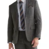 Van Heusen Tailored Marl Check Suit Jacket In Charcoal