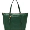 Fossil Carlie Tote In Green
