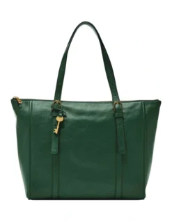 Fossil Carlie Tote In Green