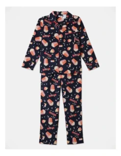 SOHO Movie Night Pyjama Set In Midnight