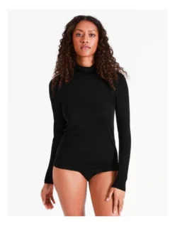 SOHO Thermal Roll Neck In Black