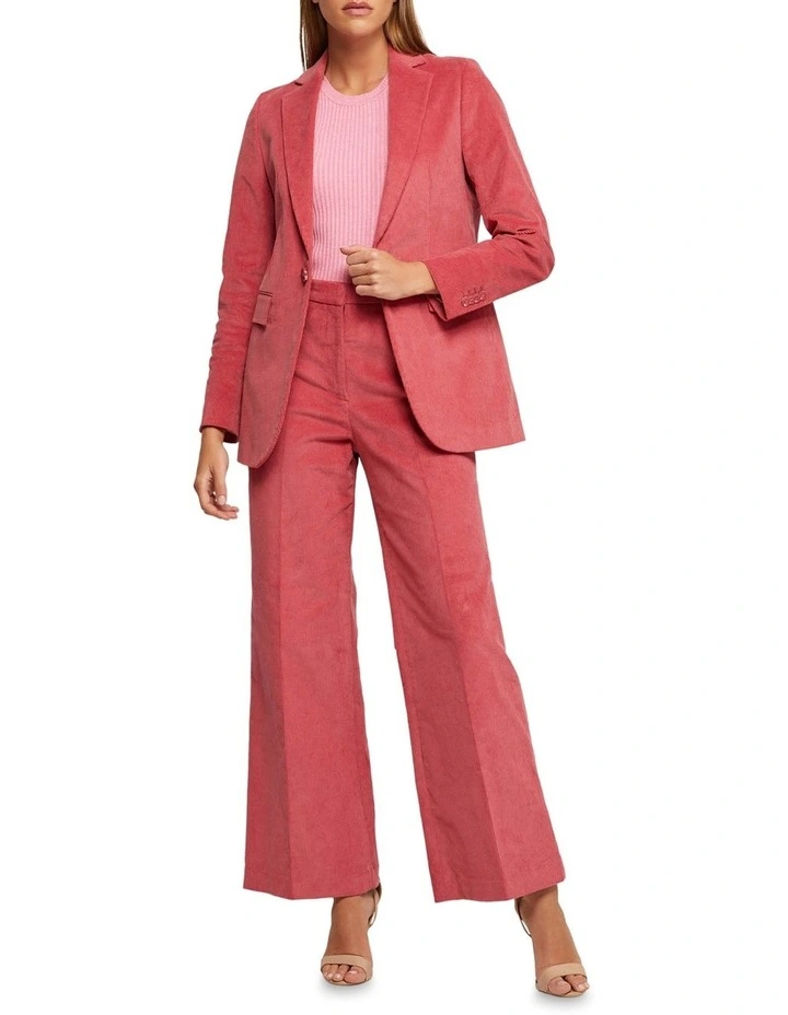Oxford Lola Corduroy Jacket In Pink - Image 5