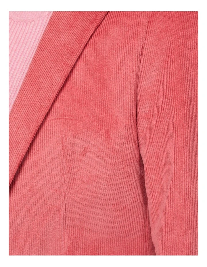 Oxford Lola Corduroy Jacket In Pink - Image 6