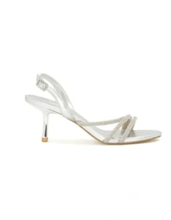 Dune London Molly Sandals In Silver