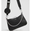 Jett Crossbody Bag In Black Silver